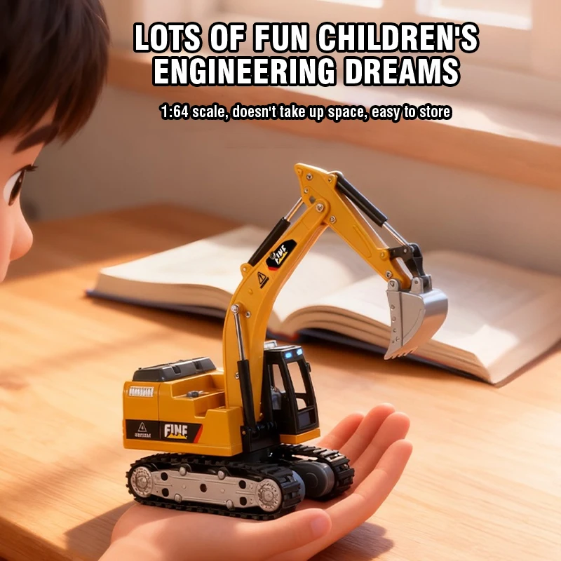 Camión elevador RC con remolque para niños - imagen 4