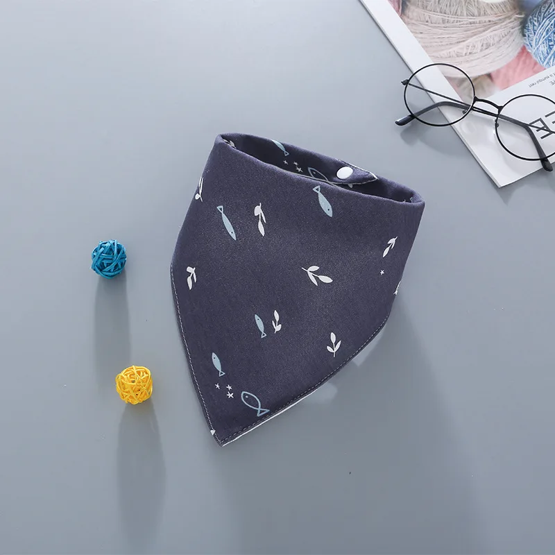 Paños triangulares de algodón para bebés – Baberos y pañuelos absorbentes - imagen 2