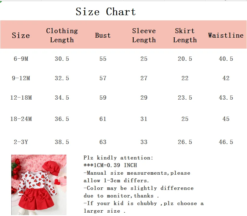 Conjunto San Valentín para niña – Top corazón y falda roja - imagen 3