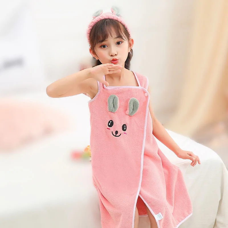 Falda de baño infantil elástica cómoda protectora ligera para niña - imagen 4