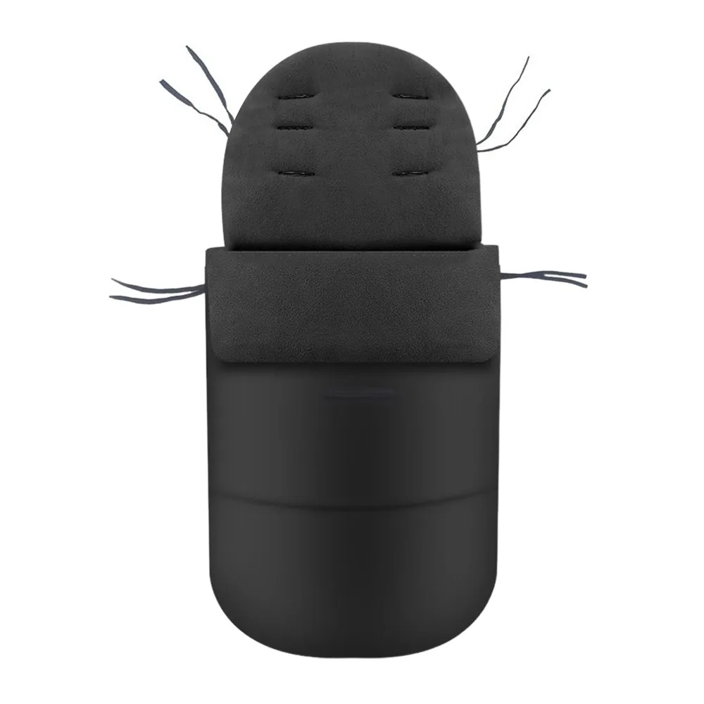 Nuevo cojín extraíble para cochecito, bolsa de banderines gruesa a prueba de viento, alfombrilla para asiento de cochecito cálida