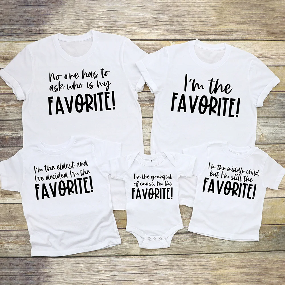 No es una pregunta que es mi camiseta con estampado favorito, traje a juego para la familia, camisetas divertidas para papá, mamá y niños, Tops y mono para bebé