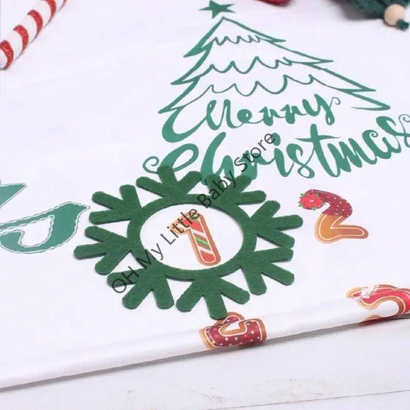 M76C Christmas Baby Blanket Fotografía Propiedades Sondas fotos telas fondo para niñas niñas Crecimiento tela - imagen 3
