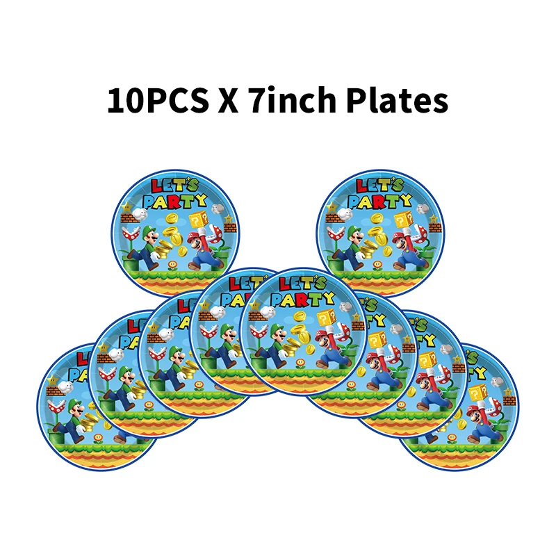 7inch 10pcs Plates