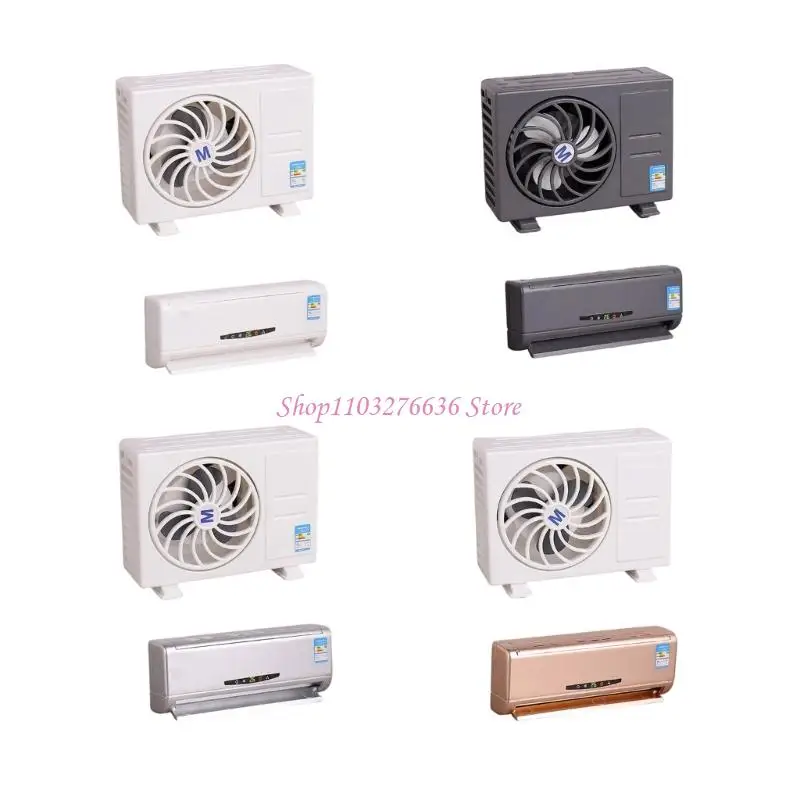 Mini aire acondicionado Solar seguro para niños R6FD, modelo para casas muñecas, juego creativo y actividad aprendizaje - imagen 2