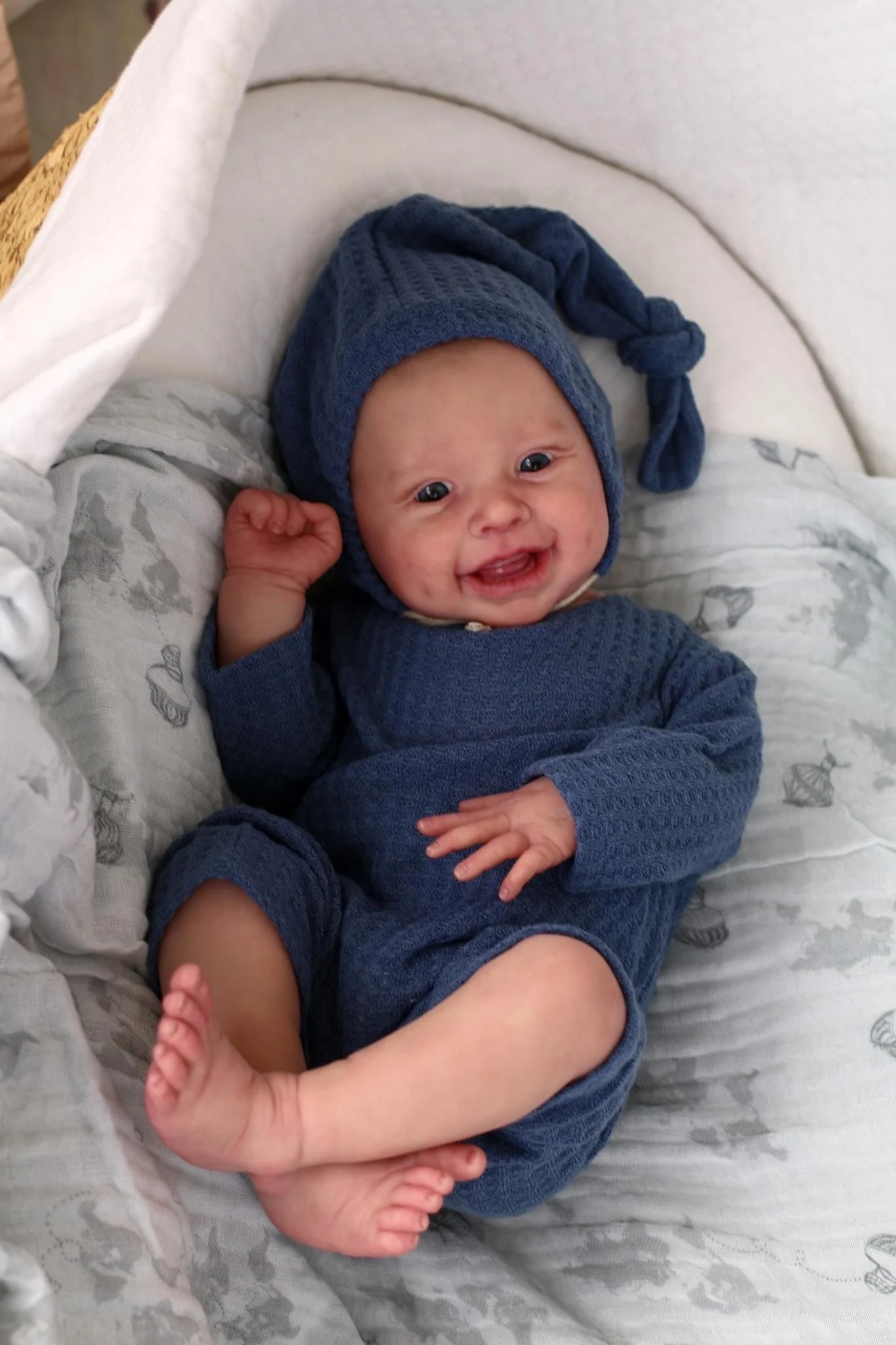 Harper – Muñeca Reborn realista artesanal recién nacido