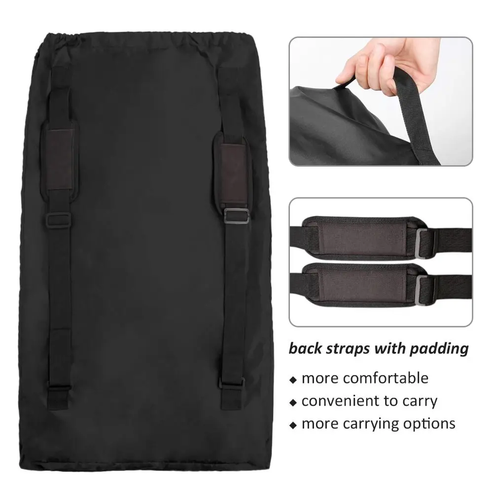 Bolsa de viaje para asiento de coche de gran capacidad, funda impermeable Oxford 300D para asiento de coche, portátil a prueba de polvo para cochecito Doona - imagen 3