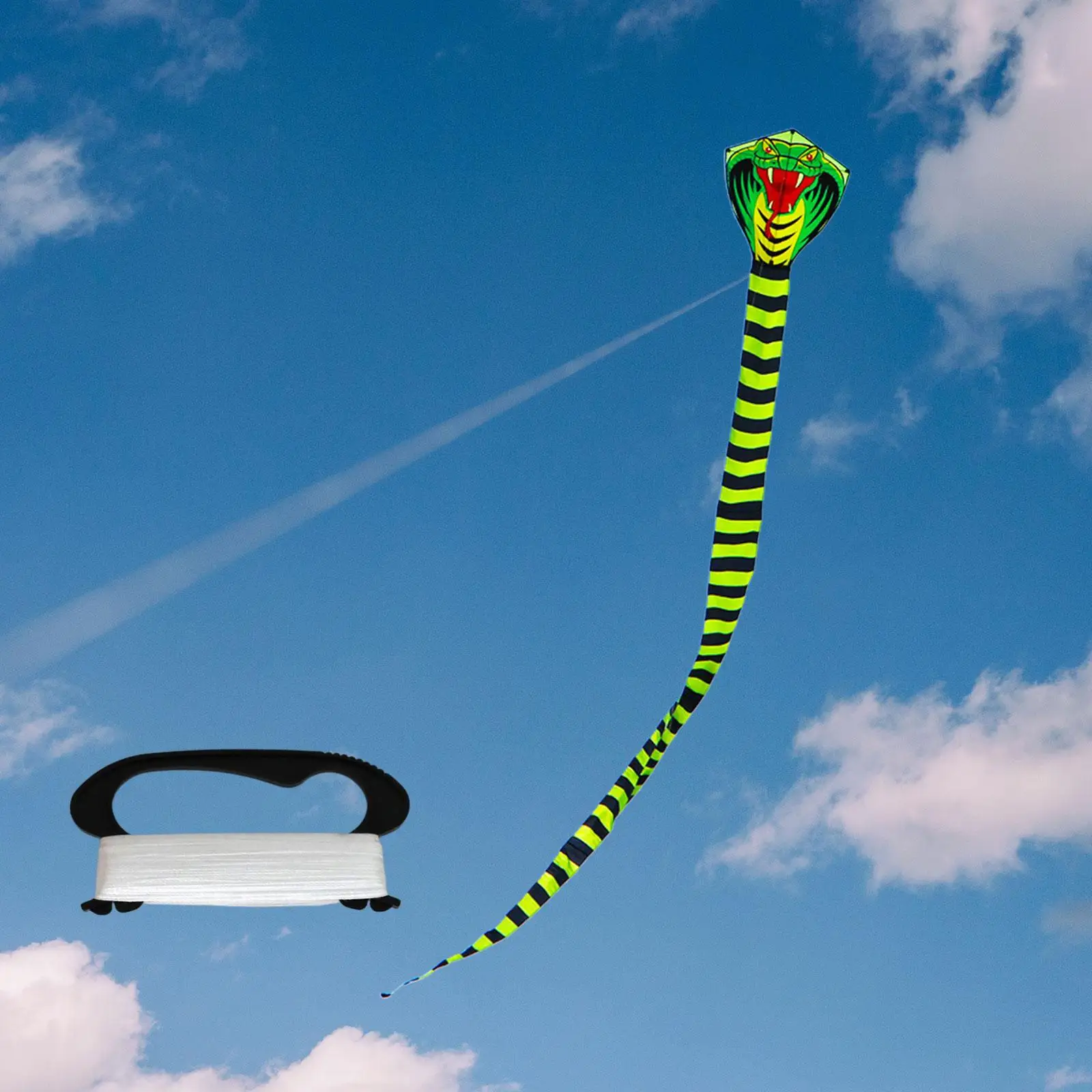 Snake Kite Outdoor Toy with Long Tail for Beginners Sports Kite Snake Kite for