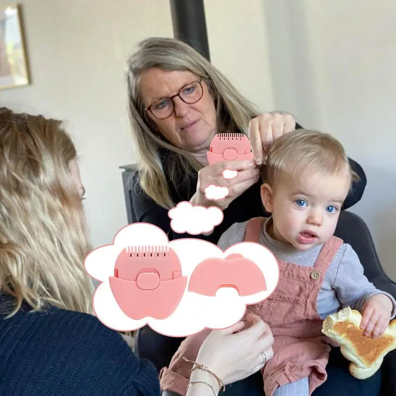 Recortador de puntas abiertas, peine de corte de pelo con flequillo, recortador de flequillo de doble uso, herramientas de corte de pelo, peine cortador de pelo portátil, recortador de pelo Manual