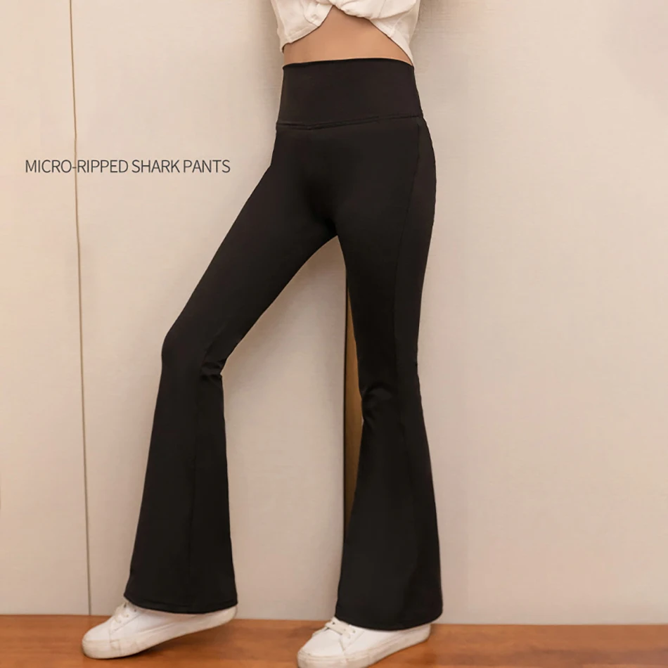 Leggings Bootcut cintura alta cómodos para niña primavera otoño