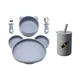 5pcs grey blue