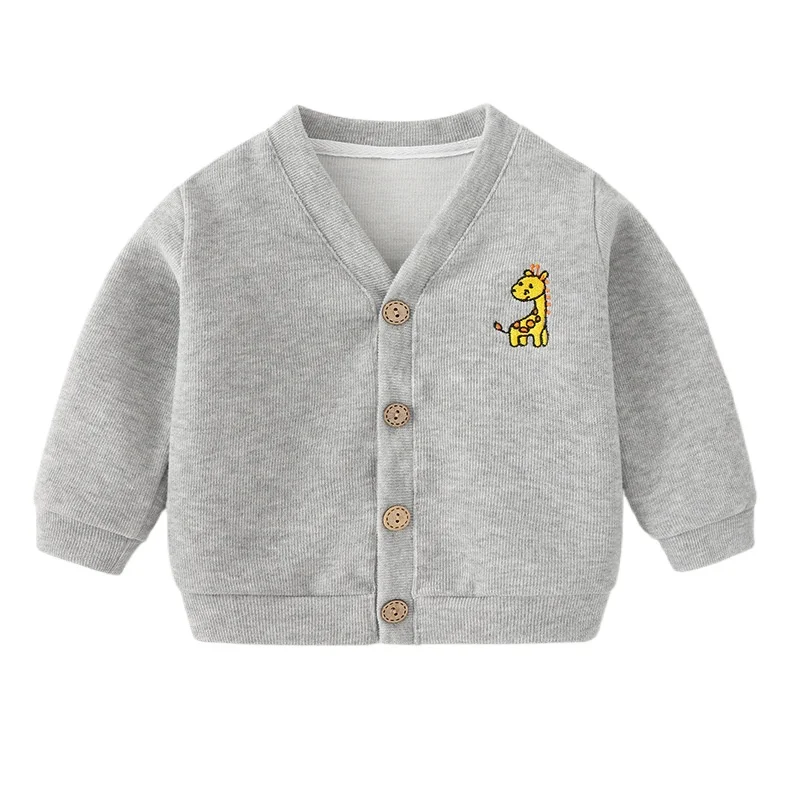 Cárdigan de punto Para bebé, suéter bonito Para niña, chaqueta informal de oso de dibujos animados, Ropa de abrigo Para niño, Otoño, 2024 - imagen 5