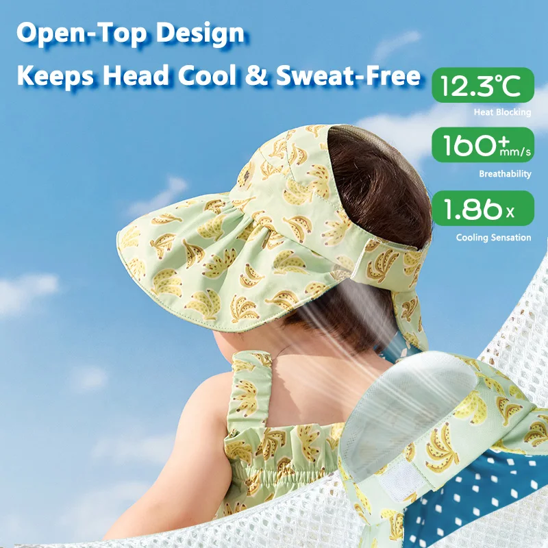 Sombrero protección solar UV para bebé y niña