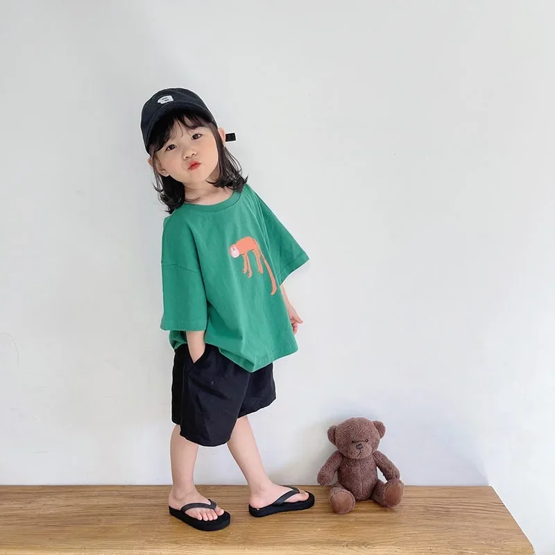 Camiseta bebé estampado animal manga corta verano - imagen 5