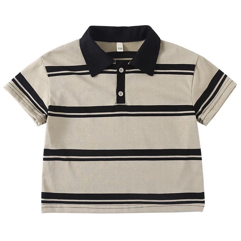 Ropa de hermano y hermana, vestido holgado a rayas para niñas o niños, camiseta de manga corta, pantalones cortos, conjunto para niños - imagen 5