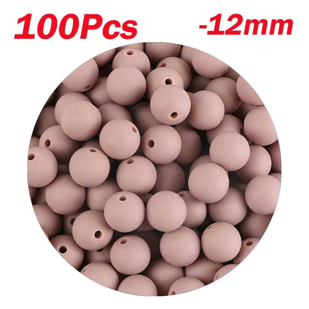 100pcs Rose brown