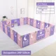 Pink purple 24pcs