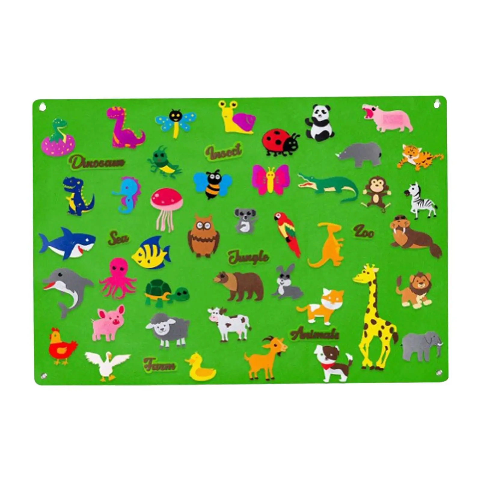 Felt Story Board Early Learning Toy Portable for Preschool Toddlers Girls