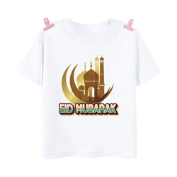Camiseta Eid Mubarak infantil con estampado Ramadán para niños