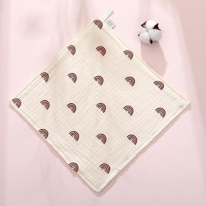 Baberos para recién nacidos, toalla de Saliva de algodón para alimentación, paño suave para eructar, accesorios para bebés, niños y niñas, babero reutilizable de tamaño 25*25CM - imagen 5
