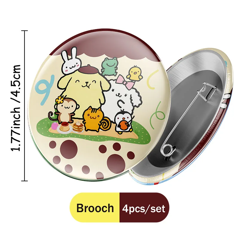 Brooch 4Pcs 1