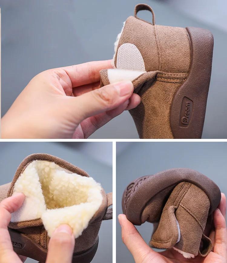 Bebé botas cómodas - Detalle felpa fondo