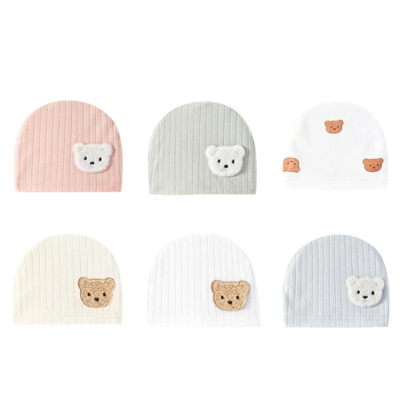 Chapeau pour bébé M76C, bonnets mignons, chapeau tête mort, accessoires photographie pour bébé, chapeau d'hôpital