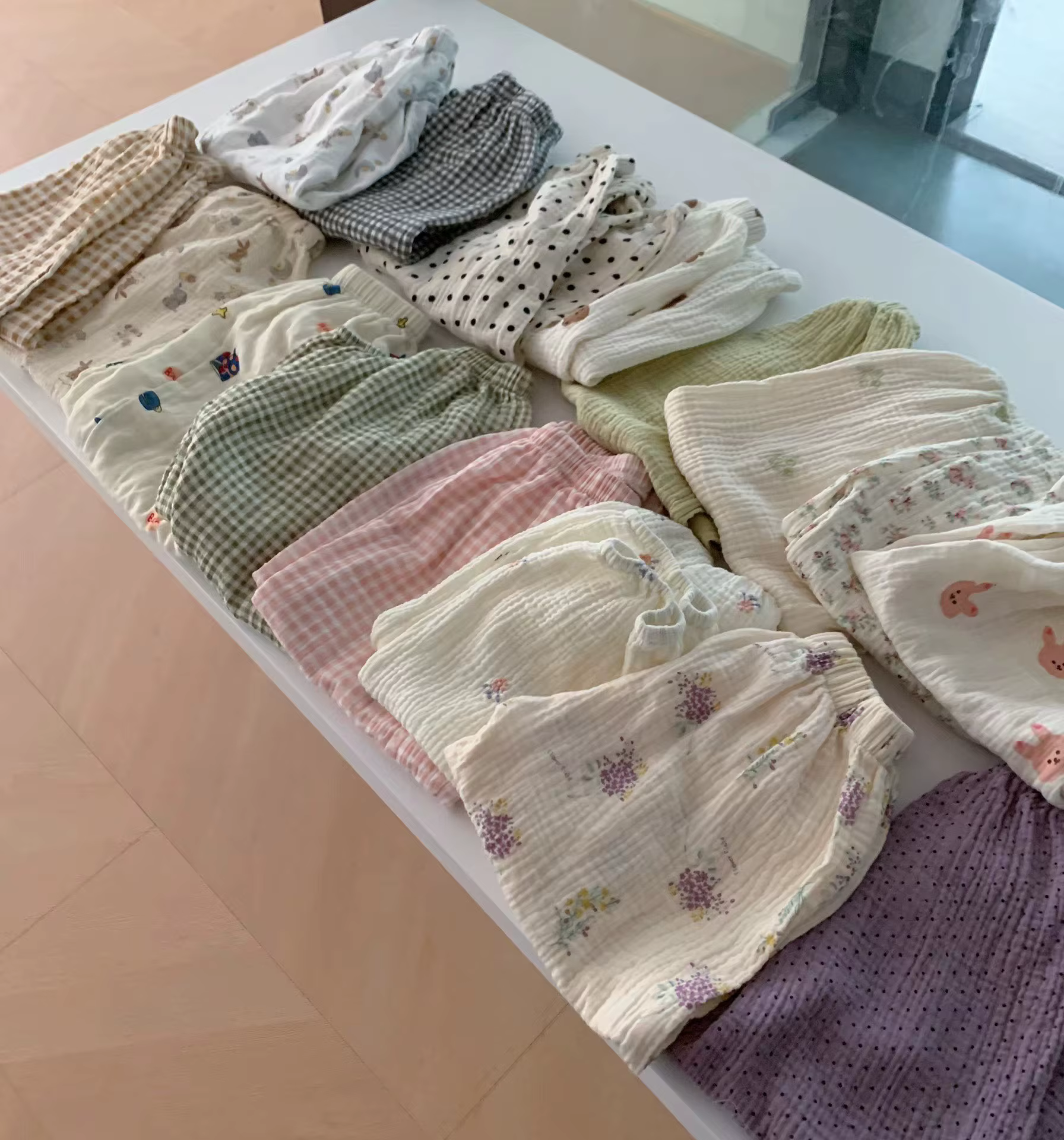 Pantalones de algodón con estampado de animales para niños