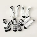 5Pairs white black