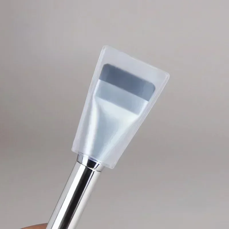 Brocha ultrafina para base, brocha para contorno de cara ligera y delgada, brocha para contorno plano, brochas de maquillaje en crema para mezclar bases - imagen 4