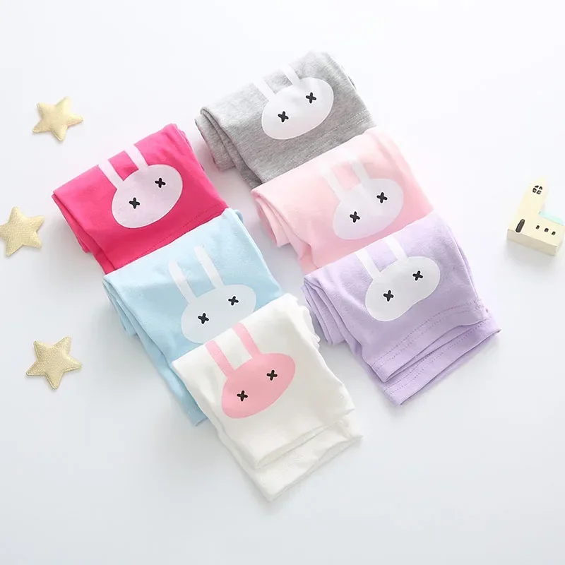 Leggings de algodón elástico transpirable para niña - imagen 3