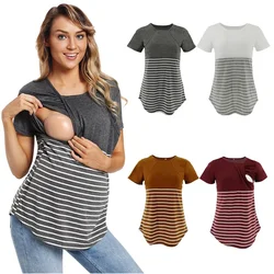 Blusa premamá de manga larga para amamantar – Ropa de maternidad