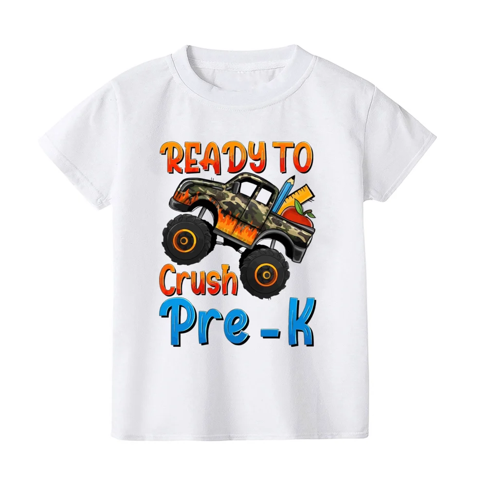 Camisa de Hello Prek Para Niños y Niñas, ropa bonita para el primer día de la escuela, regalo de regreso a la escuela, camisa preescolar para niños pequeños - imagen 3