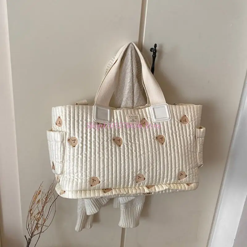 R6FD Bolso hombro maternidad conveniente con amplio espacio para bebé - imagen 4