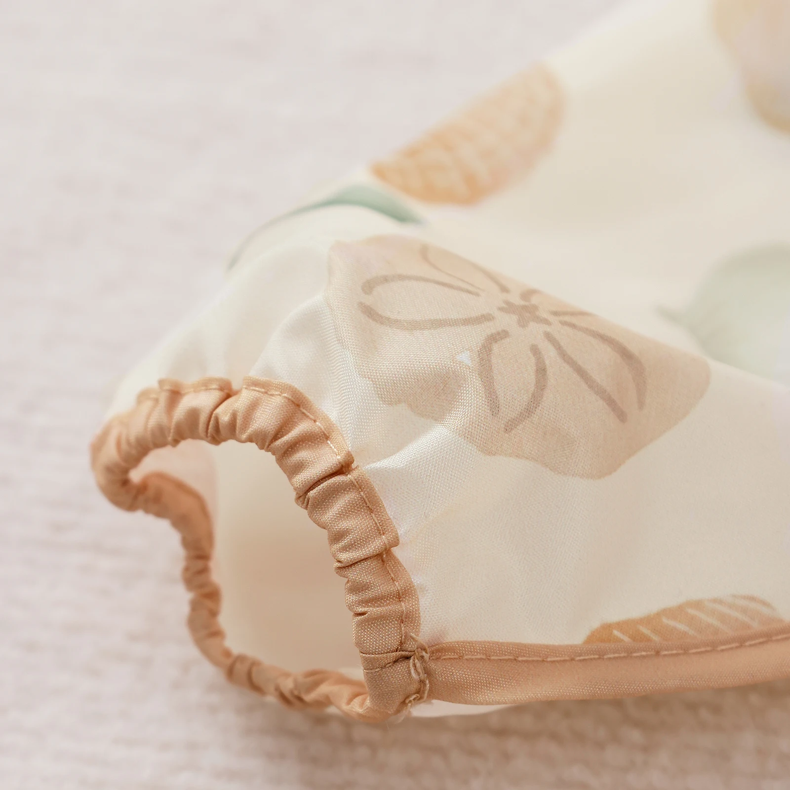 Baberos de alimentación impermeables Elinfant, babero de manga larga de dibujos animados para bebés pequeños, delantales de tela suave con estampado animal para eructar para bebés - imagen 3