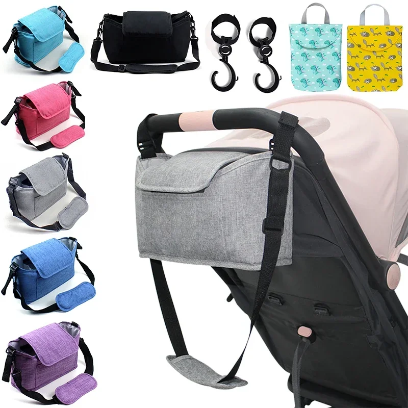 Bolsa organizadora de invierno con portavasos para cochecito - imagen 2