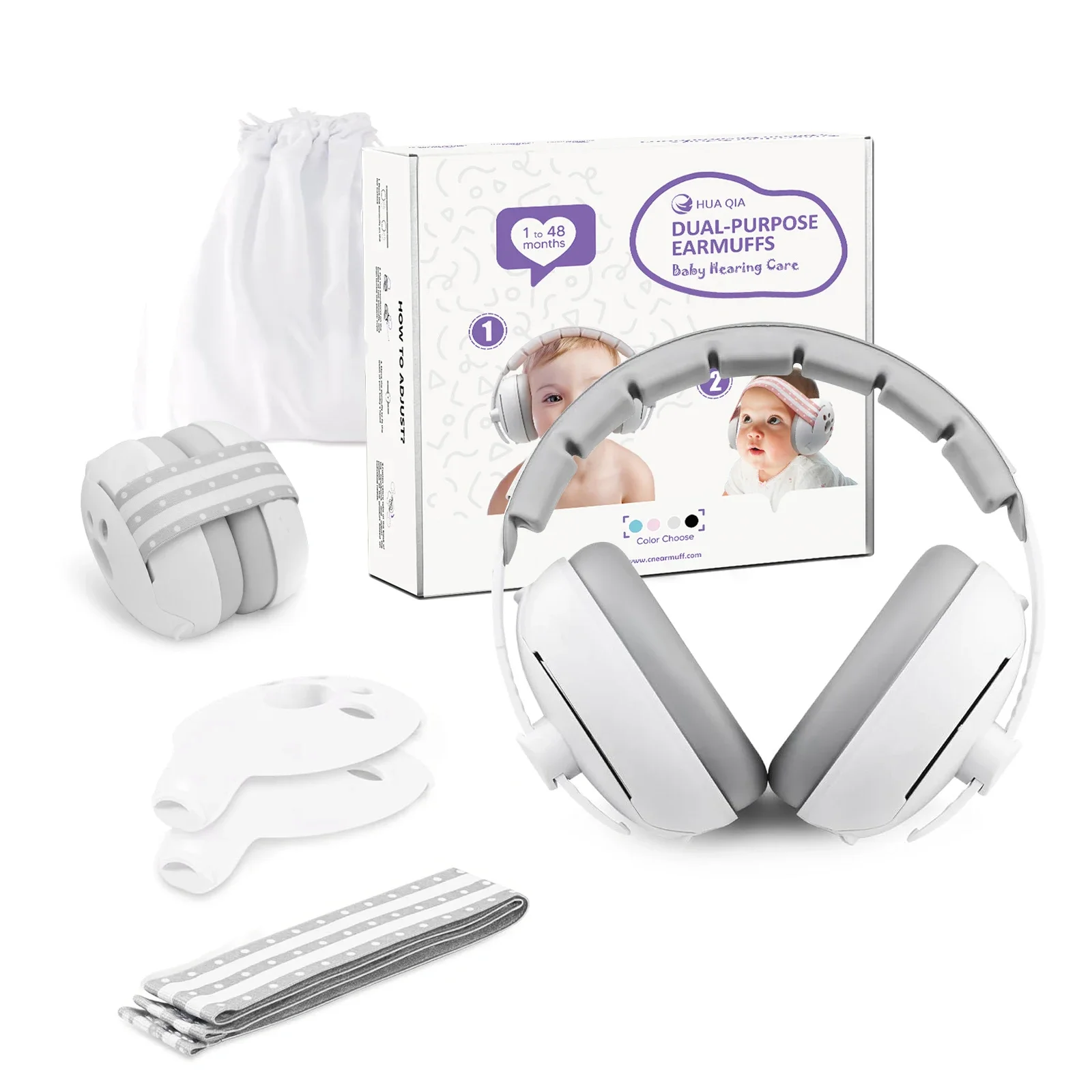 Protectores auditivos para bebés 2 en 1: orejeras para dormir - imagen 3