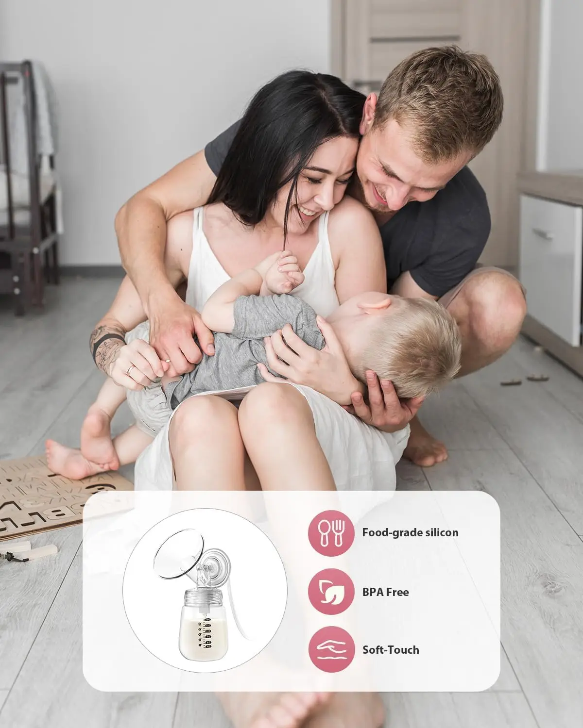 Piezas de extractor de leche compatibles con Spectra S1/S2/9 Plus, accesorios no originales, juego completo de repuestos que incluyen bridas de 24 mm - imagen 5