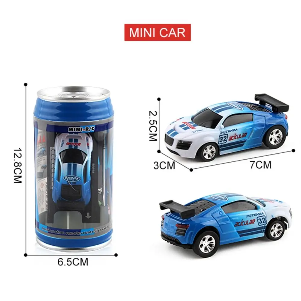 Mini 1 Juego de Coke Can coche velocidad RC Radio Control remoto Micro coche de carreras juguetes para niños regalos - imagen 4