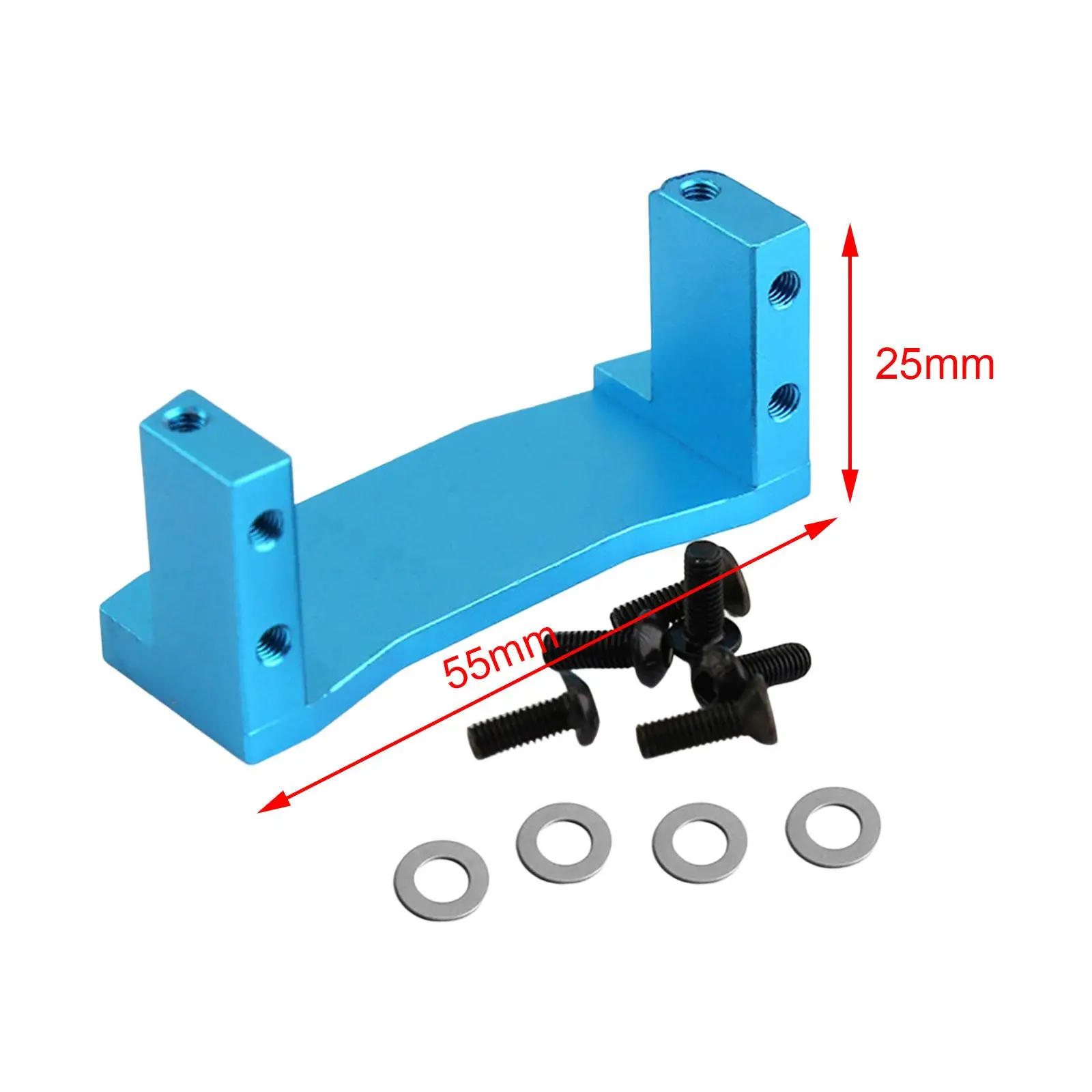 RC Servo Mount Bracket Metal RC Steering Gear Fixed Mount for TT 02 1:10 RC
