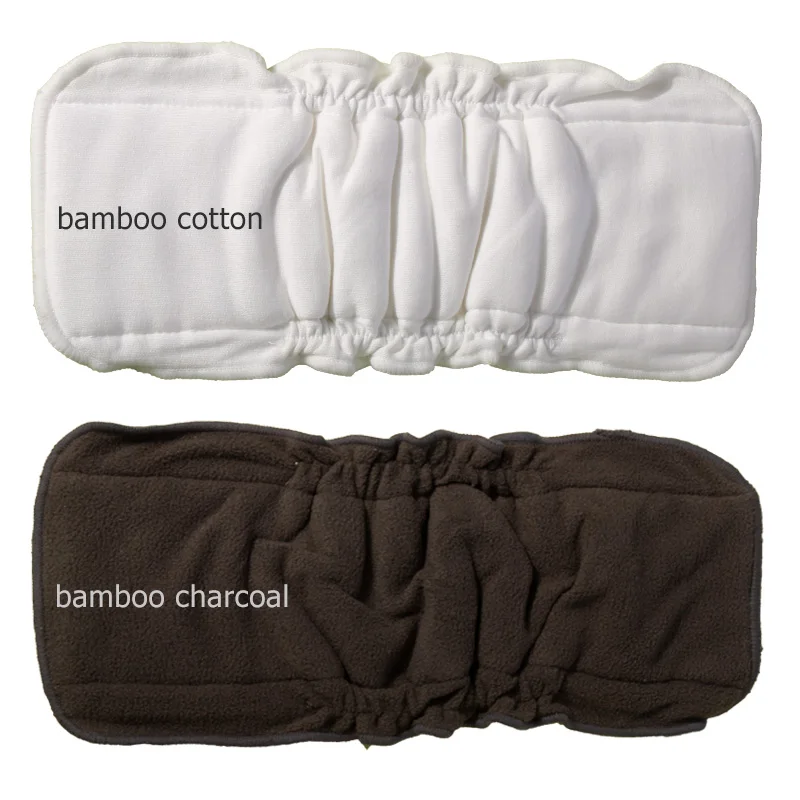 Inserciones de carbón bambú para pañales de tela absorbentes - imagen 3