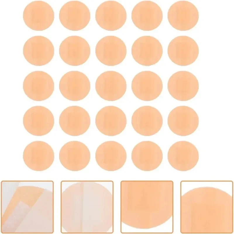 100 Uds pequeña herida PE redondo impermeable tirita vacuna vendaje pegatina de yeso vendaje adhesivo botiquín de primeros auxilios de emergencia - imagen 5
