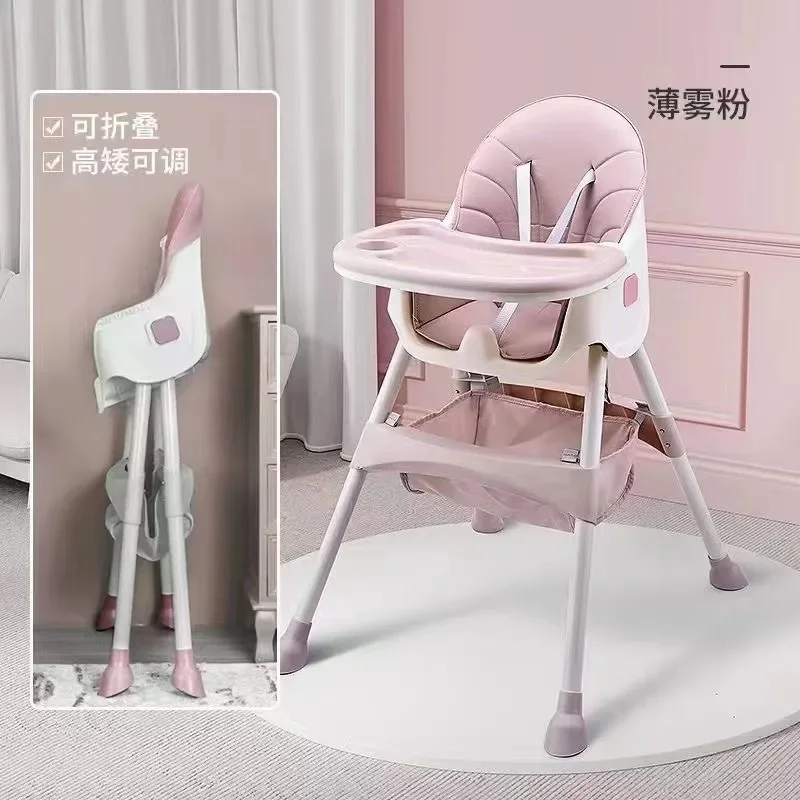Mesa de comedor multifuncional, silla de mesa de comedor, mesa de comedor para bebé, silla plegable portátil para bebés y niños - imagen 4
