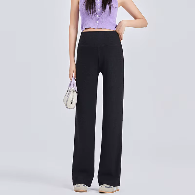 Pantalones premamá de pierna ancha con efecto adelgazante - imagen 2