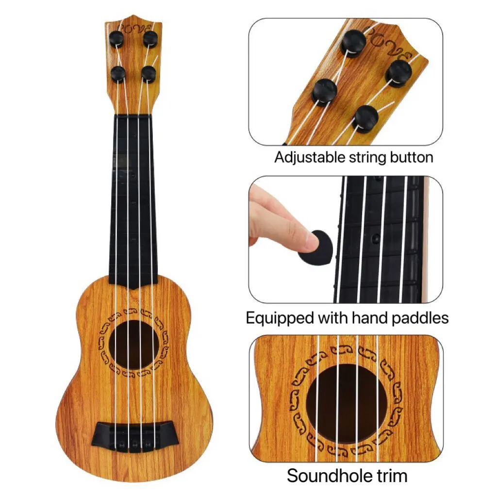 Yukrili Guitarra infantil – Instrumento musical para niños - imagen 3