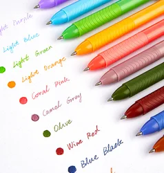 Bolígrafos retráctiles de gel ideales para escritura suave y notas