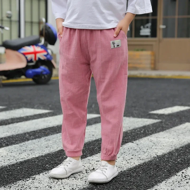 Pantalones antimosquitos de lino para bebé – Protección veraniega - imagen 5