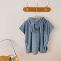 poncho light blue