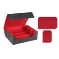Black Lined In Red