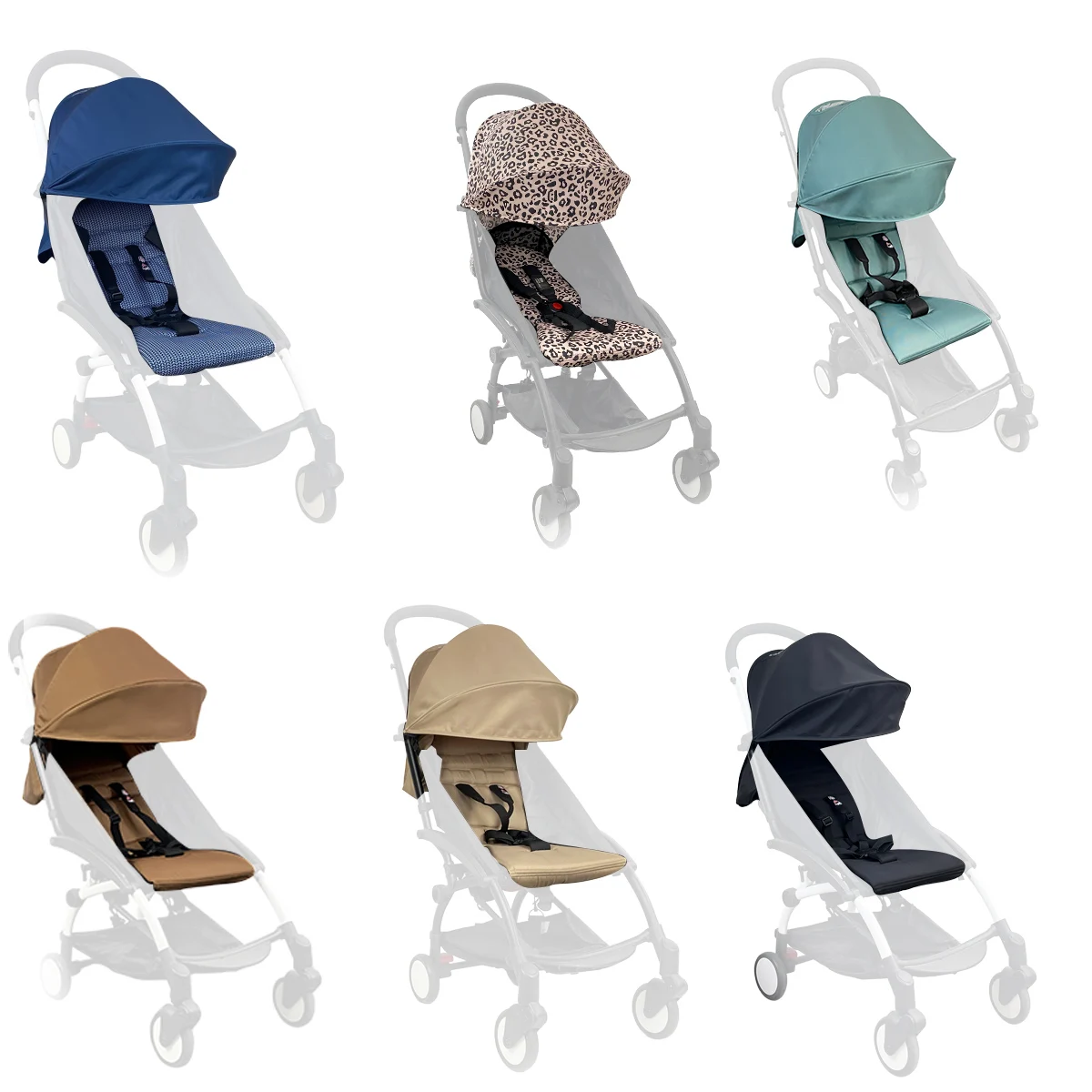 Cojín para capota Babyzen YOYO2 – Almohadilla acolchada cochecito - imagen 3